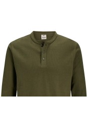 Ανδρική Μπλούζα Βαμβακερή Jack & Jones JPRBlutyrell LS Henley Tee 12266583 Olive Night Ανδρική Μπλούζα Βαμβακερή Jack & Jones JPRBlutyrell LS Henley Tee 12266583 Olive Night