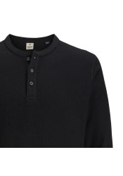 Ανδρική Μπλούζα Βαμβακερή Jack & Jones JPRBlutyrell LS Henley Tee 12266583 Black Ανδρική Μπλούζα Βαμβακερή Jack & Jones JPRBlutyrell LS Henley Tee 12266583 Black
