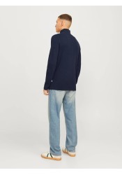 Ανδρικό Πλεκτό Jack & Jones JJEPerfect Knit Half Zip SN 12257773 Μπλε