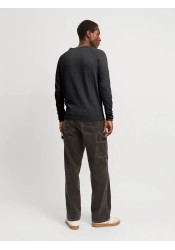 Ανδρικό Πλεκτό Βαμβακερό Jack & Jones JJEBreeze Knit Crew Neck SN 12269654 Μαύρο Ανδρικό Πλεκτό Βαμβακερό Jack & Jones JJEBreeze Knit Crew Neck SN 12269654 Μαύρο