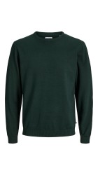 Ανδρικό Πλεκτό Βαμβακερό Jack & Jones JjEBasic Knit Crew Neck Noos 12137190 Scarab