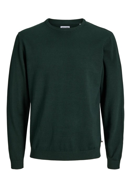 Ανδρικό Πλεκτό Βαμβακερό Jack & Jones JjEBasic Knit Crew Neck Noos 12137190 Scarab