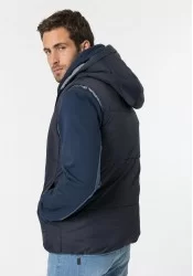 Ανδρικό Αμάνικο Μπουφάν Puffer Δύο Όψεων Tiffosi 10045792-790 Μπλε