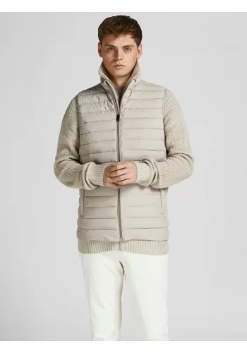 Ανδρικό Μπουφάν Αμάνικο Jack & Jones 12211132 Μπεζ