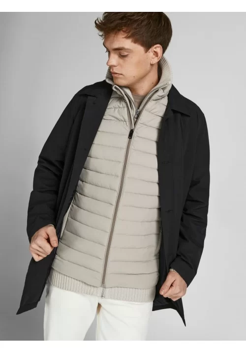 Ανδρικό Μπουφάν Αμάνικο Jack & Jones 12211132 Μπεζ