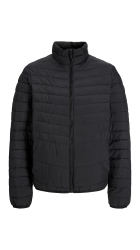 Ανδρικό Μπουφάν Plus Size Jack & Jones Jjestate Packable Puffer Jacket 12258998 Μαύρο