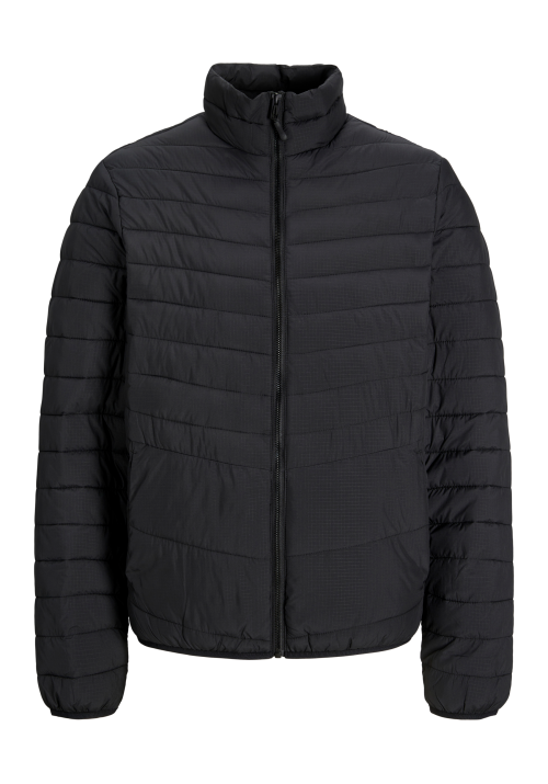 Ανδρικό Μπουφάν Plus Size Jack & Jones Jjestate Packable Puffer Jacket 12258998 Μαύρο