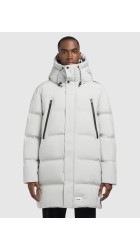 Ανδρικό Μπουφάν Puffer Μακρύ Khujo 2209CO233-248 Clide Light Grey Γκρι Ανδρικό Μπουφάν Puffer Μακρύ Khujo 2209CO233-248 Clide Light Grey Γκρι