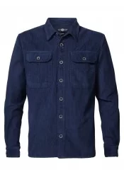 Ανδρικό Overshirt Petrol Κοτλέ M-3030-SIL423 Μπλε Ανδρικό Overshirt Petrol Κοτλέ M-3030-SIL423 Μπλε