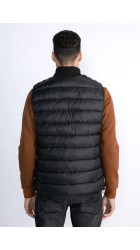 Ανδρικό Αμάνικο Μπουφάν  Petrol M-3030-Wst107-9091 Puffer Μαύρο