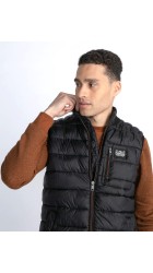 Ανδρικό Αμάνικο Μπουφάν  Petrol M-3030-Wst107-9091 Puffer Μαύρο