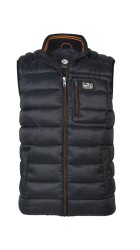 Ανδρικό Αμάνικο Μπουφάν  Petrol M-3030-Wst107-9091 Puffer Μαύρο