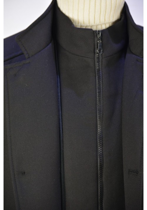 Ανδρικό Παλτό Boston 412 Mao 5221-3 Μαύρο