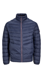 Ανδρικό Μπουφάν Plus Size Jack & Jones Jjesprint Collar Noos PLS 12259005 Navy Blue