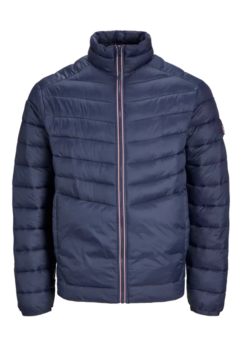 Ανδρικό Μπουφάν Plus Size Jack & Jones Jjesprint Collar Noos PLS 12259005 Navy Blue
