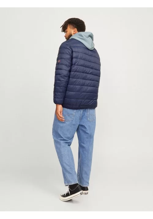 Ανδρικό Μπουφάν Plus Size Jack & Jones Jjesprint Collar Noos PLS 12259005 Navy Blue
