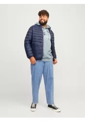 Ανδρικό Μπουφάν Plus Size Jack & Jones Jjesprint Collar Noos PLS 12259005 Navy Blue Ανδρικό Μπουφάν Plus Size Jack & Jones Jjesprint Collar Noos PLS 12259005 Navy Blue