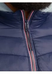 Ανδρικό Μπουφάν Plus Size Jack & Jones Jjesprint Collar Noos PLS 12259005 Navy Blue Ανδρικό Μπουφάν Plus Size Jack & Jones Jjesprint Collar Noos PLS 12259005 Navy Blue