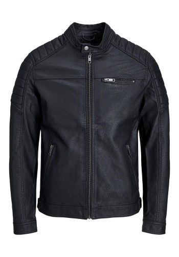 Ανδρικό Μπουφάν JJRocky  Jacket Noos 12147218 Μαύρο