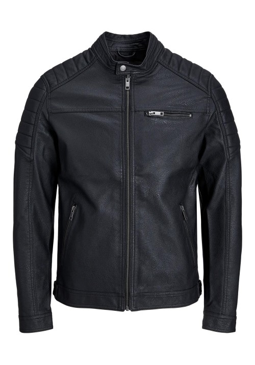 Ανδρικό Μπουφάν JJRocky  Jacket Noos 12147218 Μαύρο