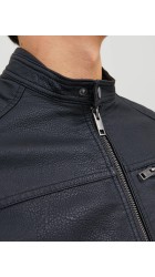 Ανδρικό Μπουφάν JJRocky  Jacket Noos 12147218 Μαύρο
