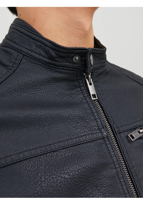 Ανδρικό Μπουφάν JJRocky  Jacket Noos 12147218 Μαύρο