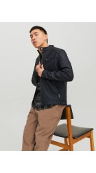 Ανδρικό Μπουφάν JJRocky  Jacket Noos 12147218 Μαύρο