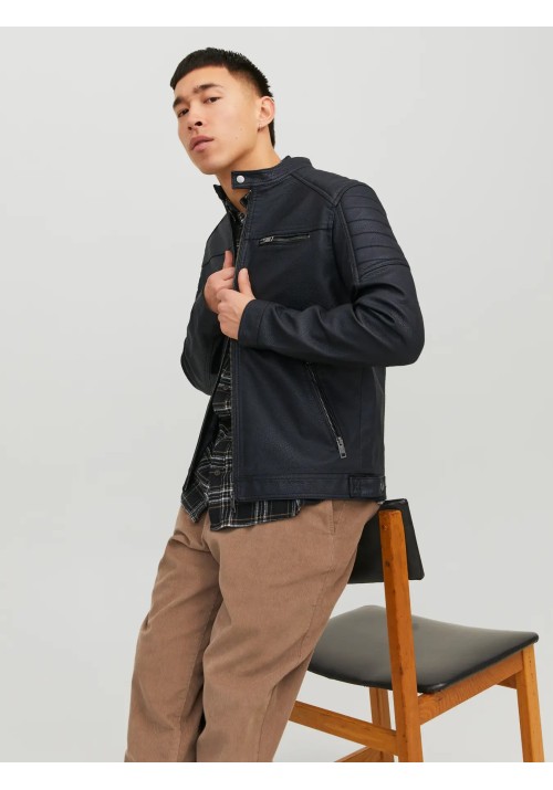 Ανδρικό Μπουφάν JJRocky  Jacket Noos 12147218 Μαύρο