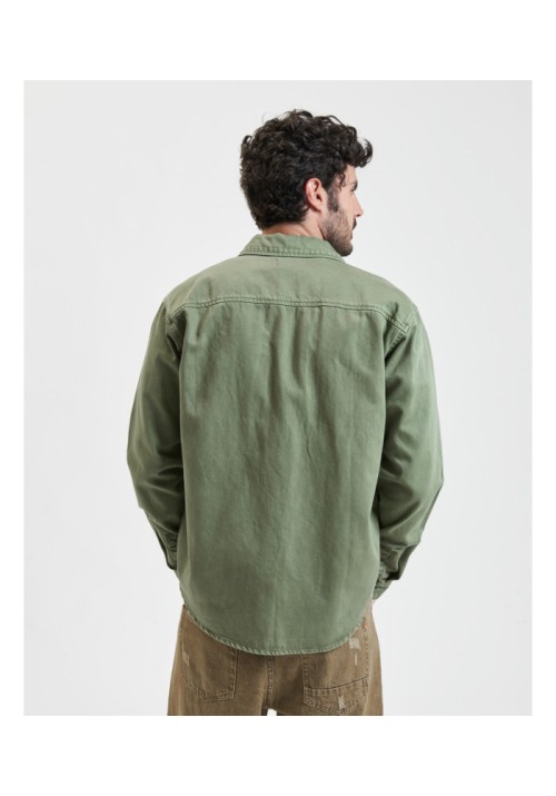 Ανδρικό Πουκάμισο Overshirt Gianni Lupo GL6292Q Λαδί