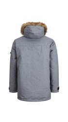 Ανδρικό Μπουφάν Παρκά Jack & Jones 12211773 Γκρι