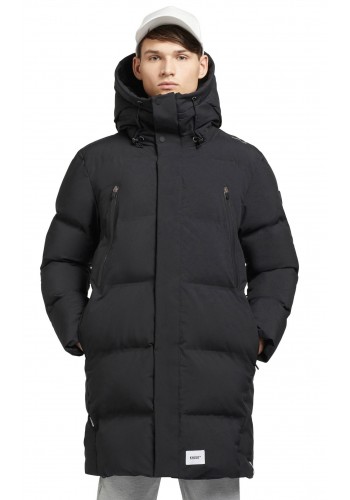 Ανδρικό Μπουφάν Puffer Μακρύ Khujo 2209CO233-2000-200 Clide Μαύρο