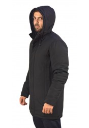 Ανδρικό Μπουφάν Παρκά Hamaki-Ho GBI1556H Μαύρο
