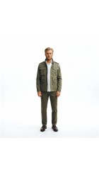 Ανδρικό Μπουφάν Cotton Field Jacket Gianni Lupo GL9693-F25 Military