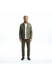Ανδρικό Μπουφάν Cotton Field Jacket Gianni Lupo GL9693-F25 Military