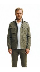 Ανδρικό Μπουφάν Cotton Field Jacket Gianni Lupo GL9693-F25 Military