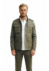 Ανδρικό Μπουφάν Cotton Field Jacket Gianni Lupo GL9693-F25 Military Ανδρικό Μπουφάν Cotton Field Jacket Gianni Lupo GL9693-F25 Military