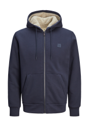 Ανδρική Φούτερ Ζακέτα Jack & Jones JPRBlumason Teddy Sweat Zip 12262125 Night Sky