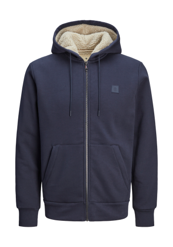 Ανδρική Φούτερ Ζακέτα Jack & Jones JPRBlumason Teddy Sweat Zip 12262125 Night Sky