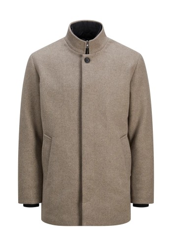 Ανδρικό Παλτό Jack & Jones JJeharrison Wool Blend Jacket SN 12258674 Greige