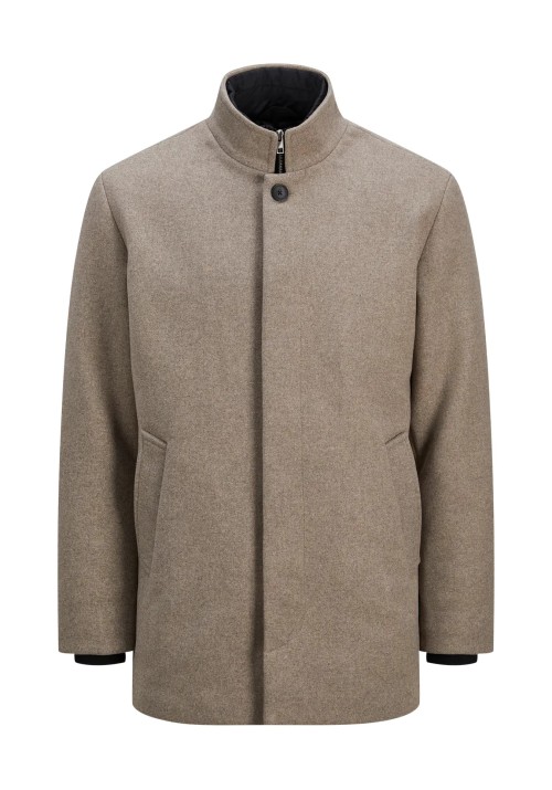 Ανδρικό Παλτό Jack & Jones JJeharrison Wool Blend Jacket SN 12258674 Greige