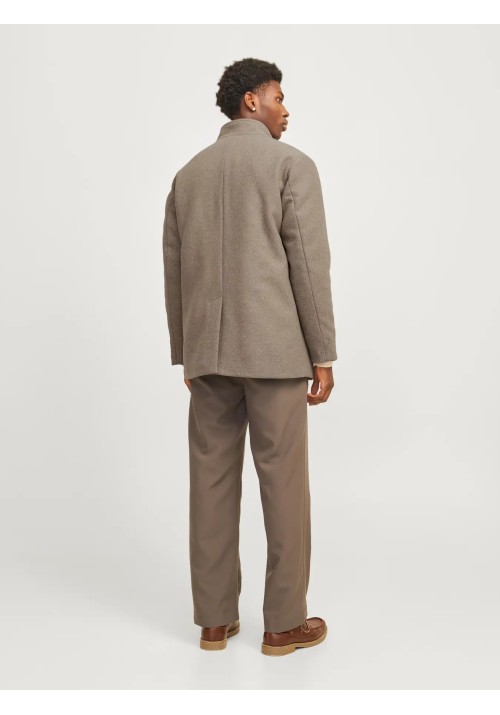Ανδρικό Παλτό Jack & Jones JJeharrison Wool Blend Jacket SN 12258674 Greige