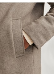Ανδρικό Παλτό Jack & Jones JJeharrison Wool Blend Jacket SN 12258674 Greige