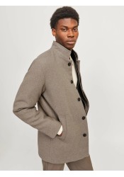 Ανδρικό Παλτό Jack & Jones JJeharrison Wool Blend Jacket SN 12258674 Greige