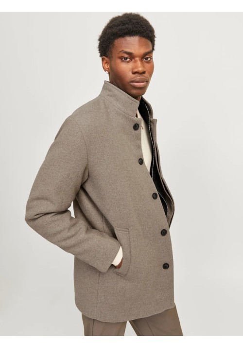 Ανδρικό Παλτό Jack & Jones JJeharrison Wool Blend Jacket SN 12258674 Greige