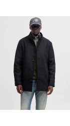 Ανδρικό Παλτό Jack & Jones JJEDetroit Coat Styd 12295108 Μαύρο