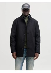 Ανδρικό Παλτό Jack & Jones JJEDetroit Coat Styd 12295108 Μαύρο