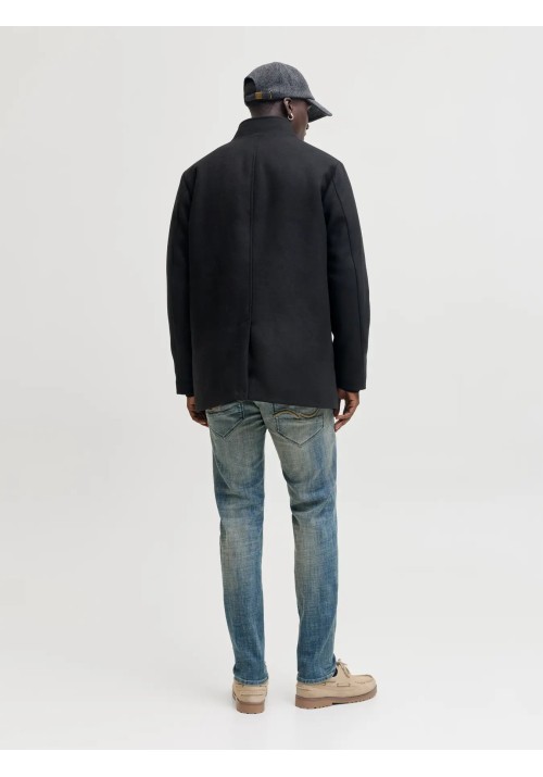 Ανδρικό Παλτό Jack & Jones JJEDetroit Coat Styd 12295108 Μαύρο
