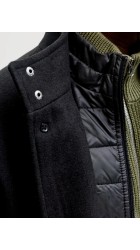 Ανδρικό Παλτό Jack & Jones JJEDetroit Coat Styd 12295108 Μαύρο