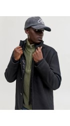 Ανδρικό Παλτό Jack & Jones JJEDetroit Coat Styd 12295108 Μαύρο