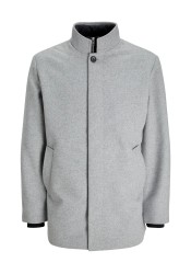 Ανδρικό Παλτό Jack & Jones JJeharrison Wool Blend Jacket SN 12258674 Light Grey Melange